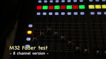 Midas M32 fader test