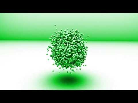Particle  Morphing by Cg survivor in green
