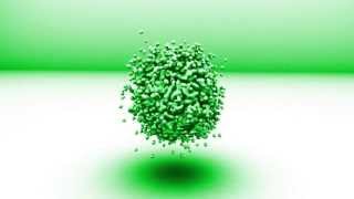 Particle  Morphing by Cg survivor in green
