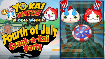 Yo-Kai Watch Wibble Wobble - Fourth of July Crank-a-Kai Party! [iOS Android Gameplay]