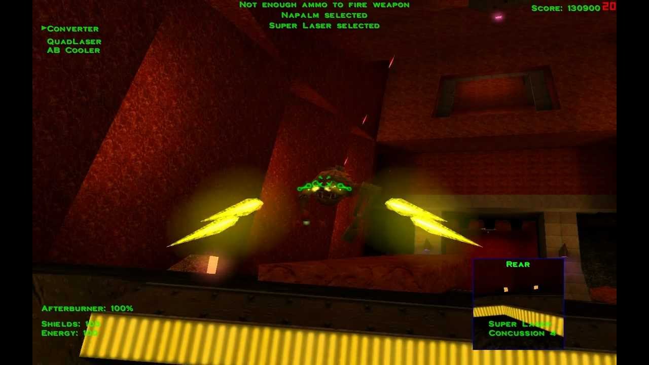 Descent 3 - Level 6 Boss (Homunculus) - Hotshot Difficulty