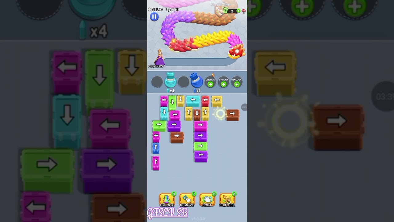 Short video Girl Rescue Dragon out ! Level &ndash; 97 Part 04 #games #gaming #gameplay #gamer #snake game