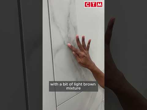 Venato White EcoTec Satin Porcelain Floor Tile - 450 X 900mm