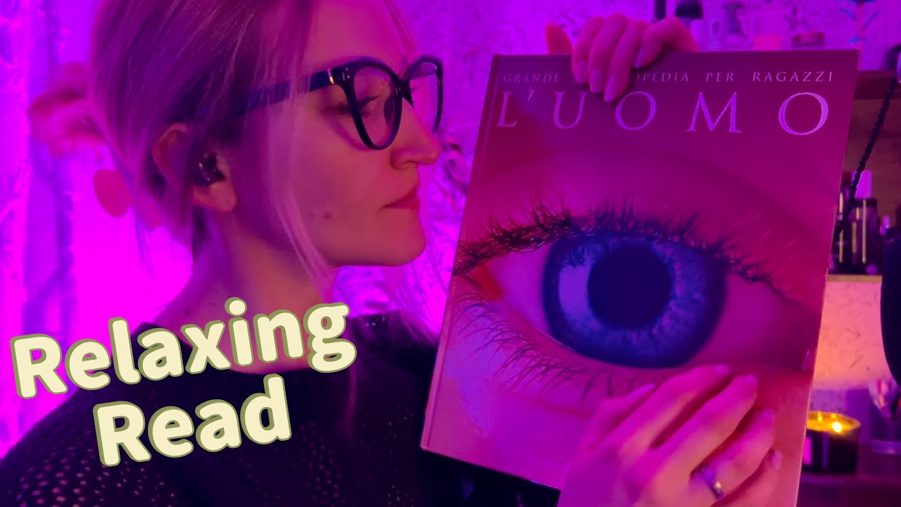 Расслабляющее чтение 🙃 ASMR для 💤 учебы 📖 или отдыха 🫠