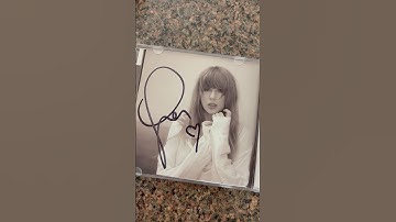Unboxing my hand signed TTPD CD! 🤍 #ttpd #taylorswift #swifties #icandoitwithabrokenheart