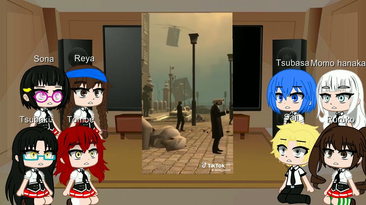 dxd le clan sitri reaccióna a skibidi toilet 58 y 59 el 60