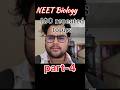 part 4|NEET Biology 💯 repeated topics#neet2026#biologyshorts#neetstrategy#biology#viral#studytips#yt