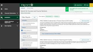 How to use the Student Planning and Registration tool in Self Service