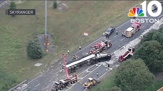 I-495 reopens in Andover after rollover crash causes closures