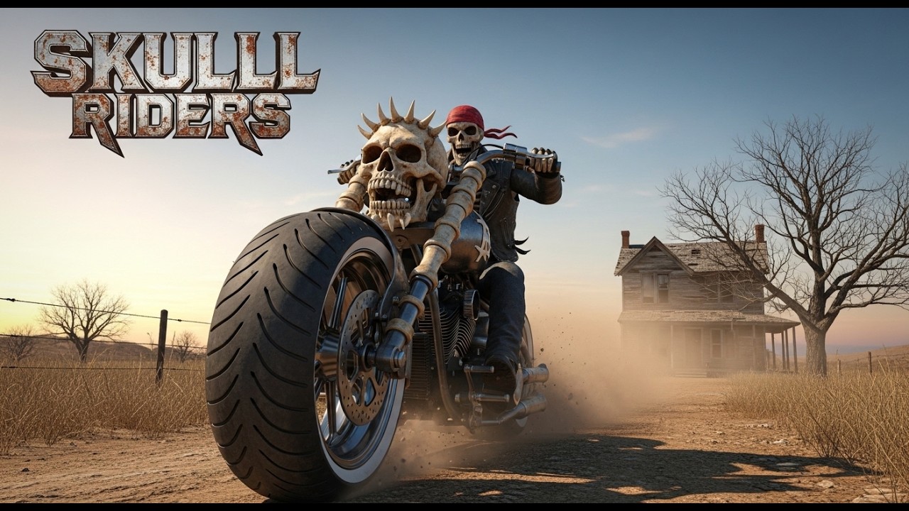 Burning Skull Road Kings #roadkings #burningskull #bikerrock #outlawanthem #desertvibes