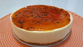 CHEESECAKE DE MARACUYA  | RECETA SUPER FÁCIL