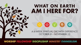 What On Earth Am I Here For? Life Group  Week 3