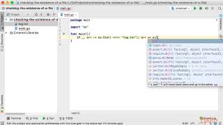 Hands-on with Go: Checking the Existence of a File|packtpub.com