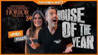 House Of The Year At Halloween Horror Nights 2025 & Weirdest Foods! Universal Orlando #HHN34