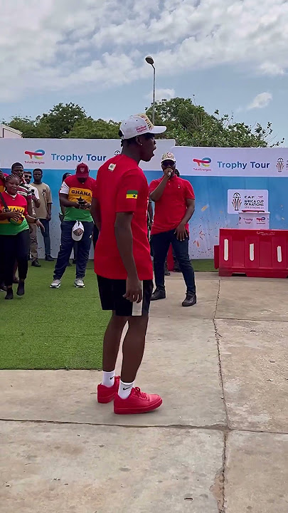 Championrolie Performs His Dc to Monica by Kuami Eugene at the AFCON TROPHY TOUR 2023