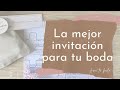 Idea Invitación Boda Original estilo rompecabezas #invitacionboda