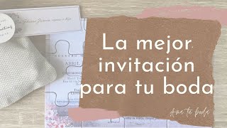 Idea Invitación Boda Original estilo rompecabezas #invitacionboda screenshot 2