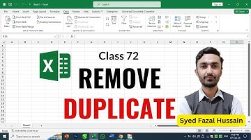 How to Find and Remove Duplicate Entries in Microsoft Excel | Class 72