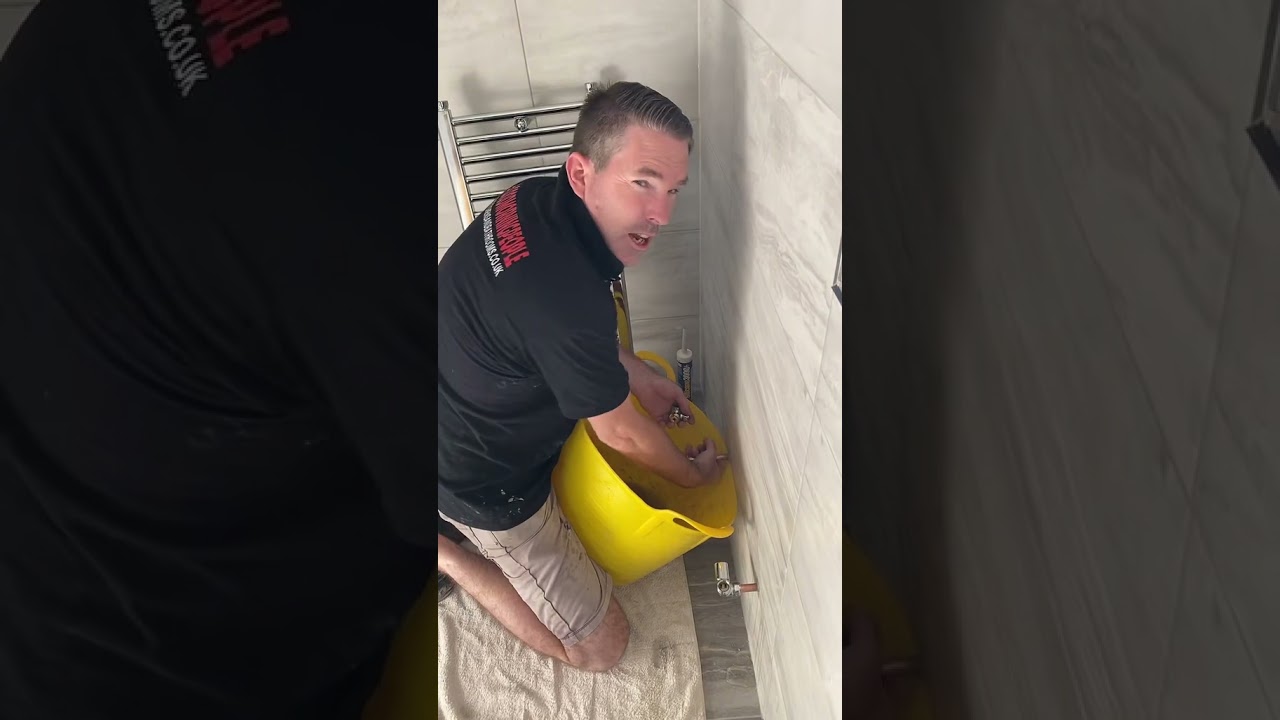 How are you? Second fix a radiator live in less than a minute #Plumbing #Bathroom #DIY