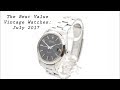 Best Value Vintage Watches: July 2017