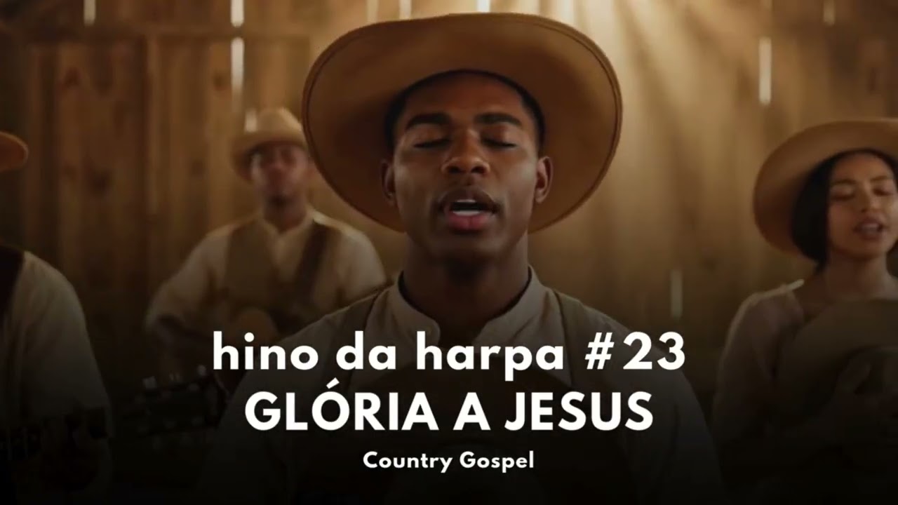 GLÓRIA A JESUS / HINO DA HARPA #23 / COUNTRY GOSPEL #countrygospel