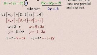 Intersections of Lines in Two-Space and Three-Space Part 2
