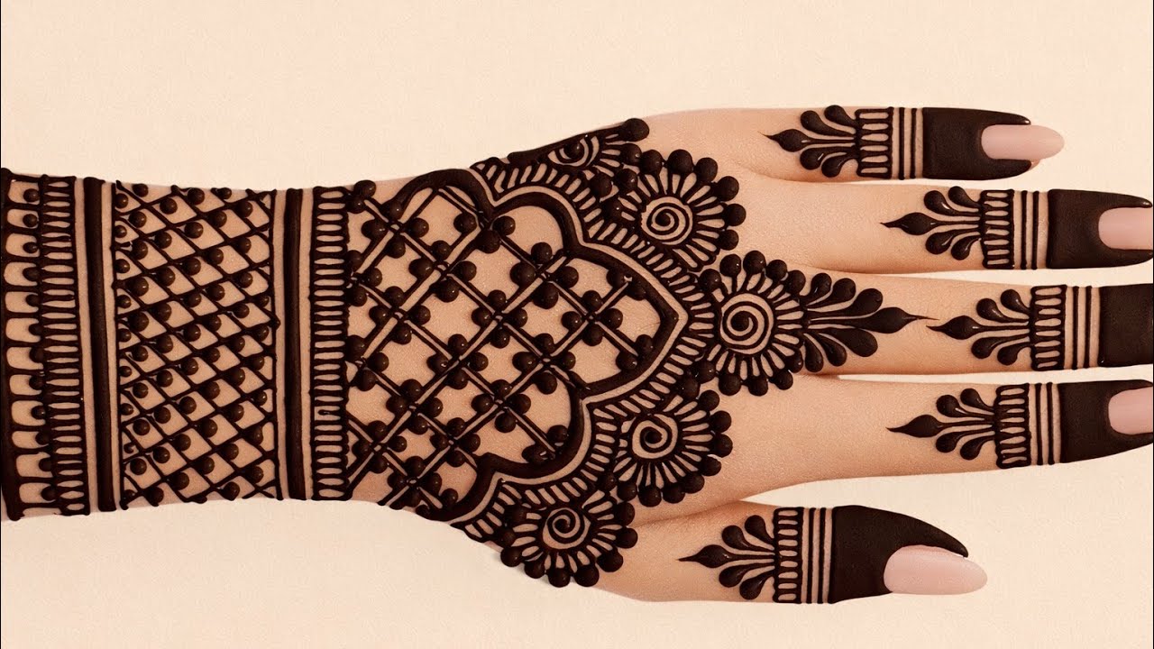 Simple Back Hand Mehndi Designs । Mehandi। Mehndi Designs।  Mehandi Design