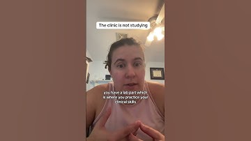 The clinic is not studying for the NPTE! It’s not a replacement for studying but it can help! #NPTE