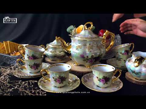 Video BỘ ẤM TRÀ FR XÀ CỪ ROSE PALACE - youtube