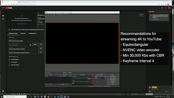 How to Live-stream 360 Degree Video from Unreal Engine to YouTube via OBS Studio