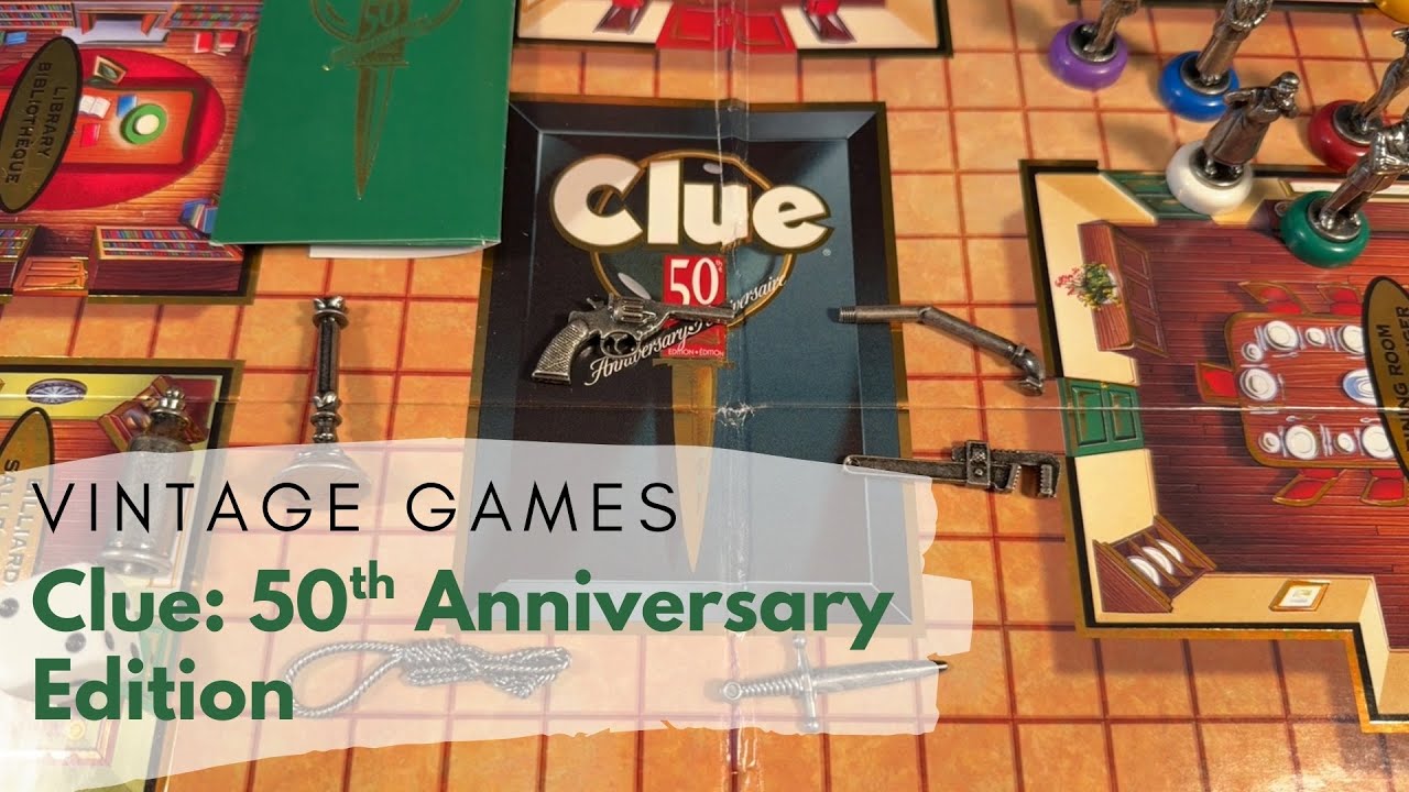 Vintage Finds - 50th Anniversary of Clue - Limited Edition