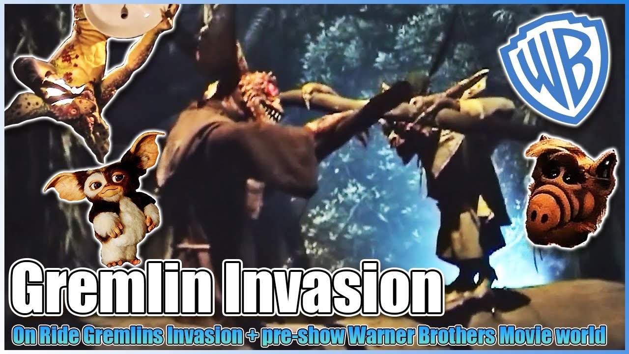 🎞️Gremlins Invasion Adventure OnRide🎬Full Experience📽️Warner Brothers Movie World Bottrop Germany