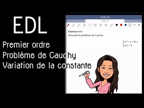 TD16 Correction Exercise 4: First-order Linear Differential Equation - Cauchy Problem - Variation...