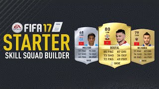 FIFA 17 FIRST SKILL SQUAD BUILDER w/ Mastour,Boufal FUT 17 Squad