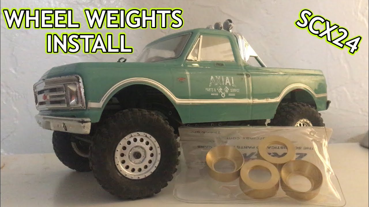 Axial SCX24 Wheel Weights YouTube