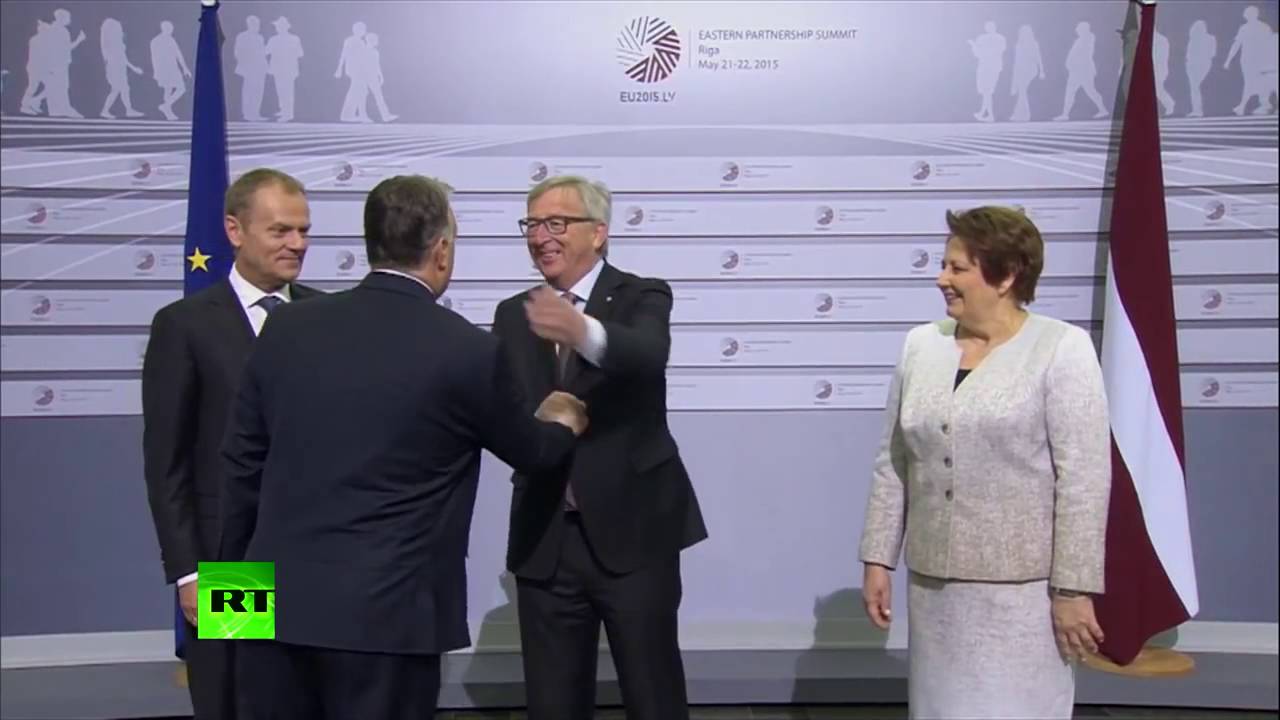 'The dictator is coming'  Juncker trolls Hungarian PM Orban