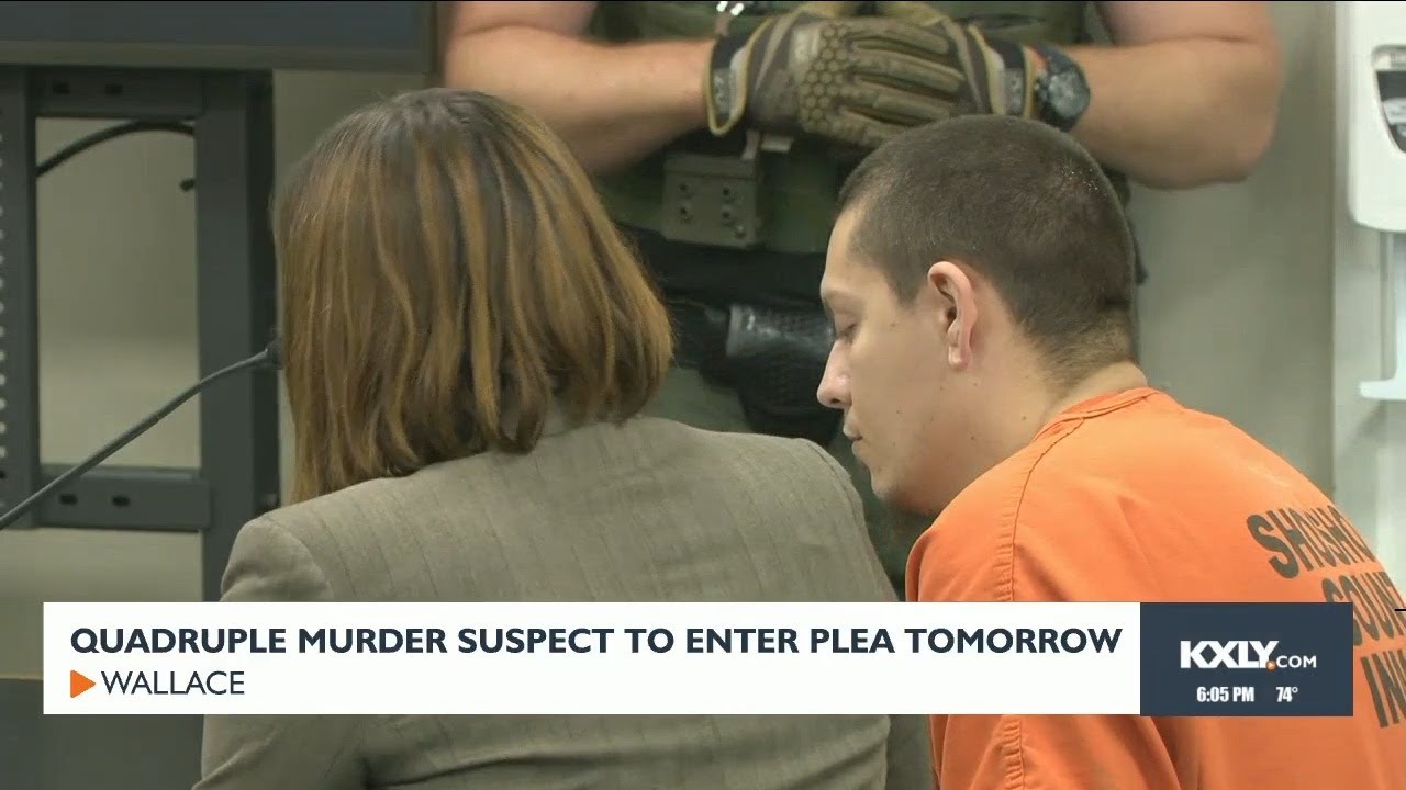 North Idaho quadruple murder suspect will be arraigned on Wednesday