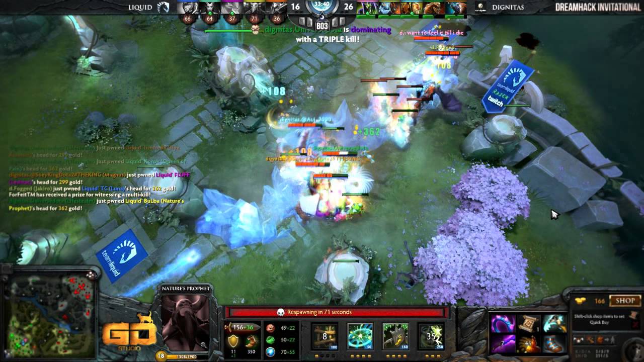 Dreamhack Invitational Dota 2 - Semifinal Highlights