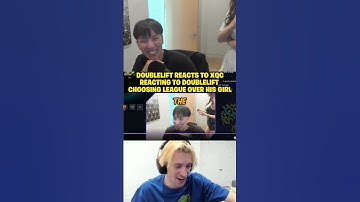 xQc Reacting to Doublelift Choosing League Over His Girl