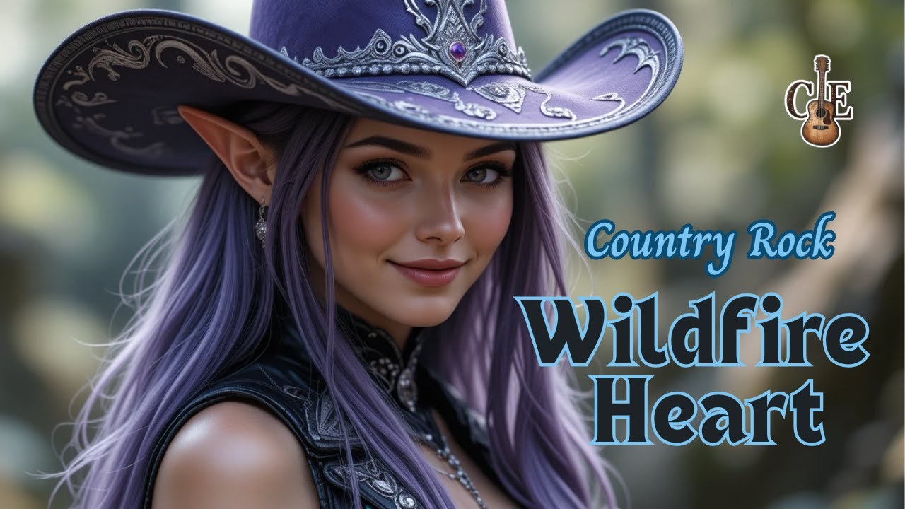 "Wildfire Heart" 🤠   Country Rock 🎸Road trips | Western Music | Working, relaxing 🌵