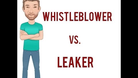 The Difference Between Whistleblower and Leaker - Lesson (825) English Tutor Nick P