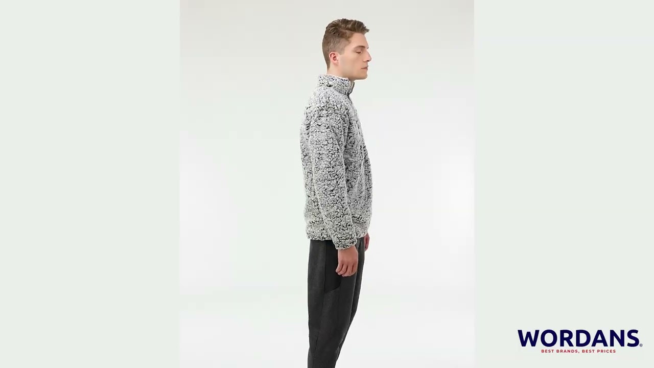 J. America 8454 - Sherpa Quarter-Zip Pullover - YouTube