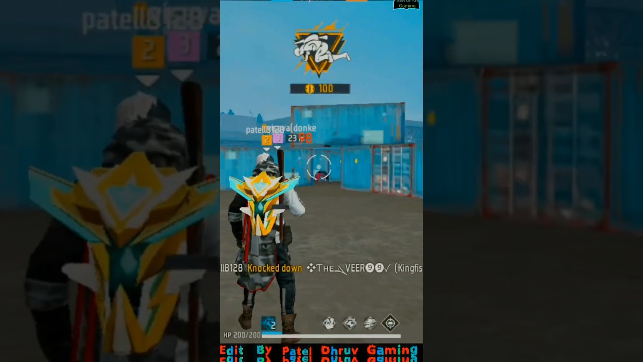 Ace Free Fire HEADSHOT || Patel Dhruv Gaming || 