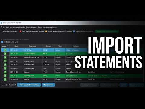 Import bank statements tutorial thumbnail