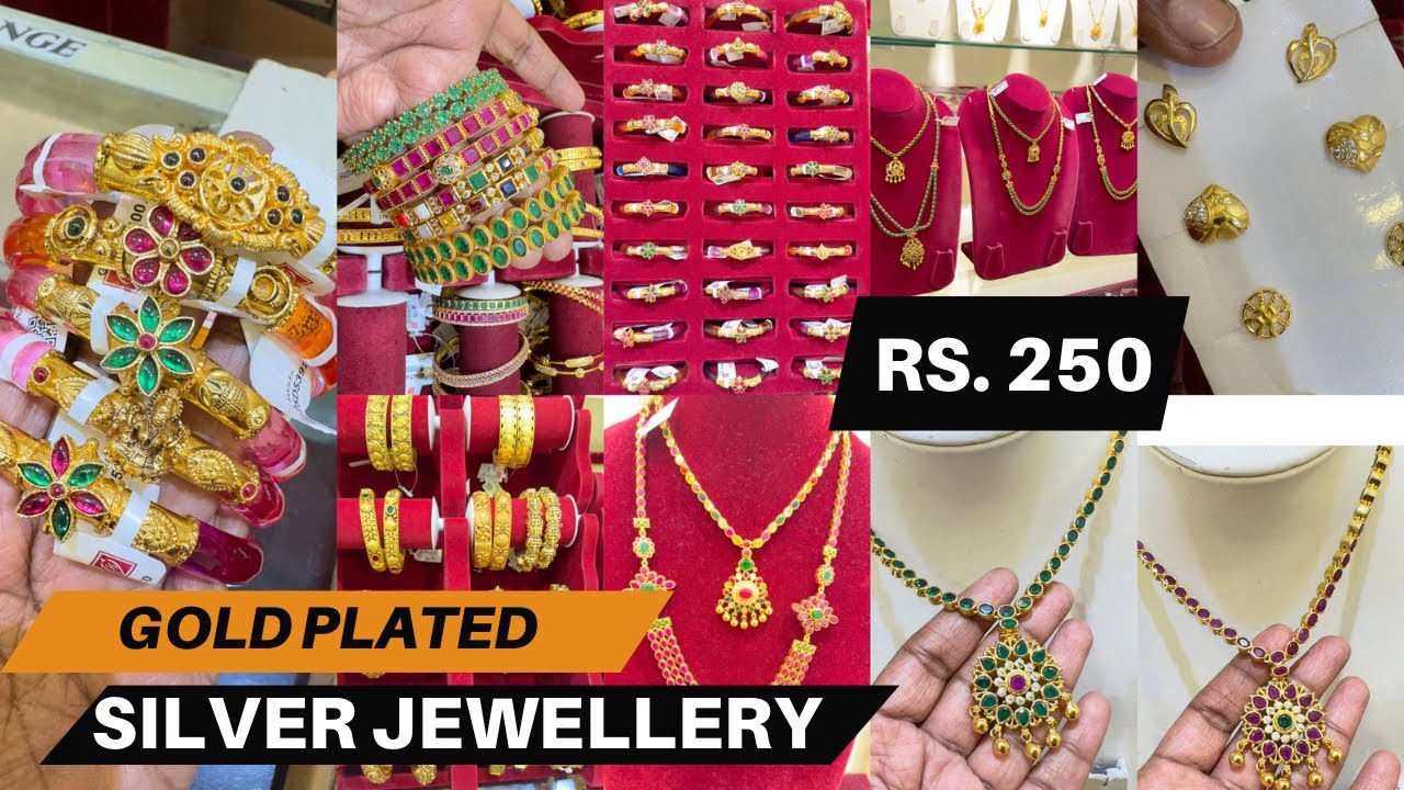 Rs.250 Onwards Stud || Gold Plated Silver 2 in 1 Reversible Ruby Necklace Haram || Wedding Jewels