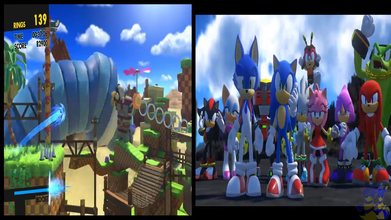Sonic Forces A Speedrun During The End Credits - YouTube