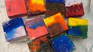 10 Dyed Chalk + 10 Pj Gym Chalk Crushing | Oddly Satisfying ASMR Video
