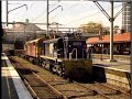 Australian diesel locomotives  freight diversions through redfern  april 17th 1999