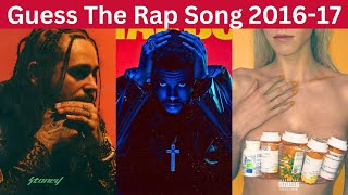 Guess The Rap Song (2016 - 2017)
