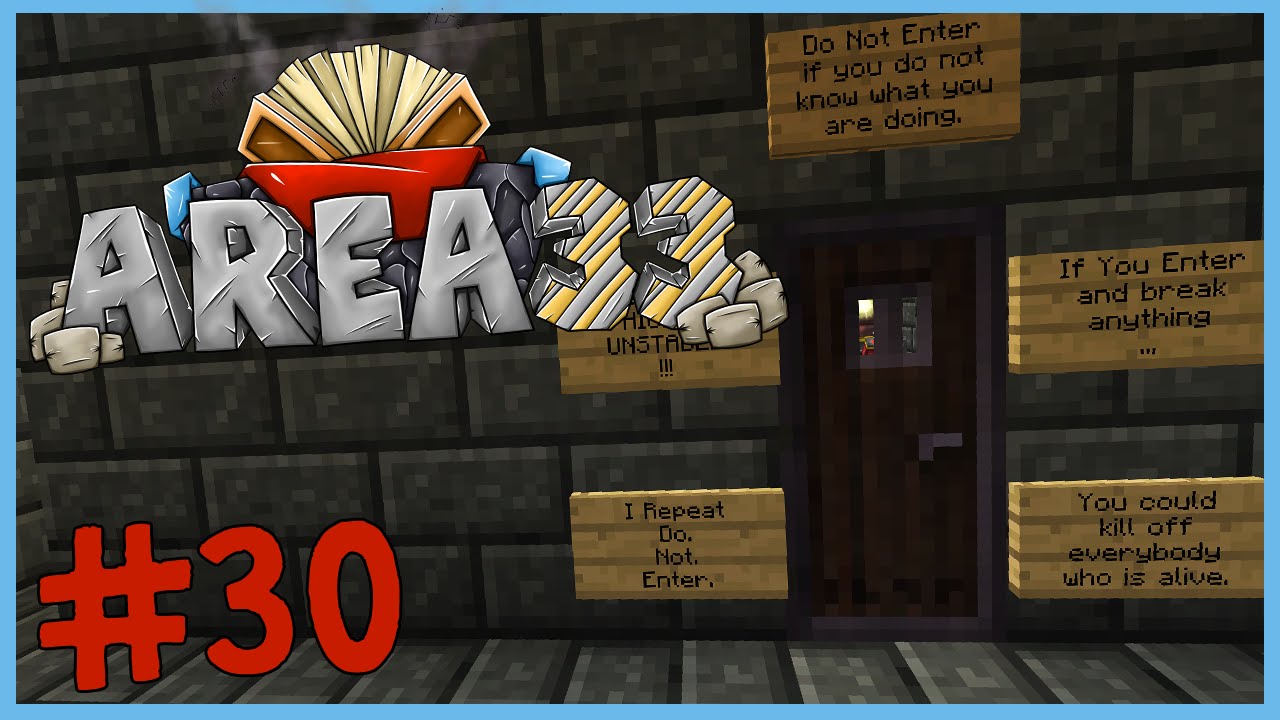 Minecraft - AREA 33 [30] - RYGUYROCKY WILL KILL US ALL!? (Minecraft Adventure Roleplay)